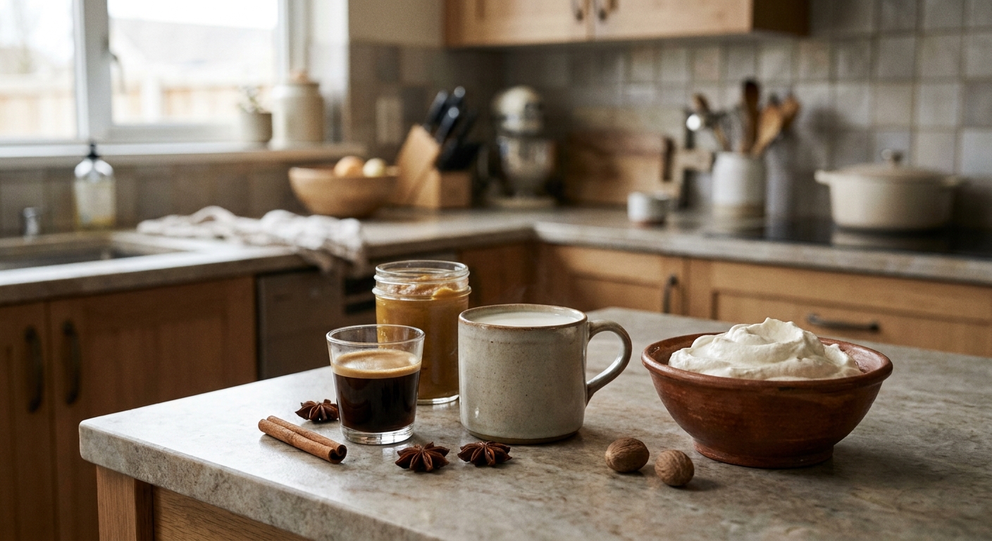 ingredience na latté